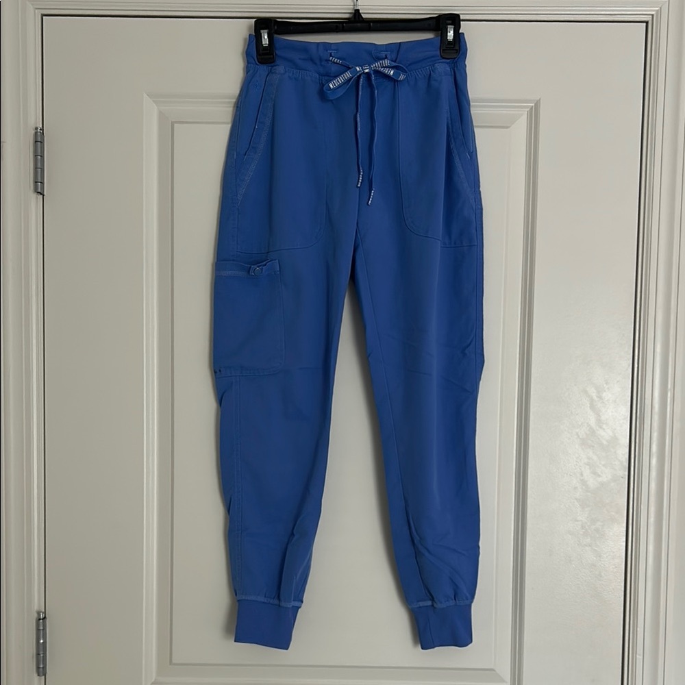 Med Couture Ceil Blue Jogger Scrubs